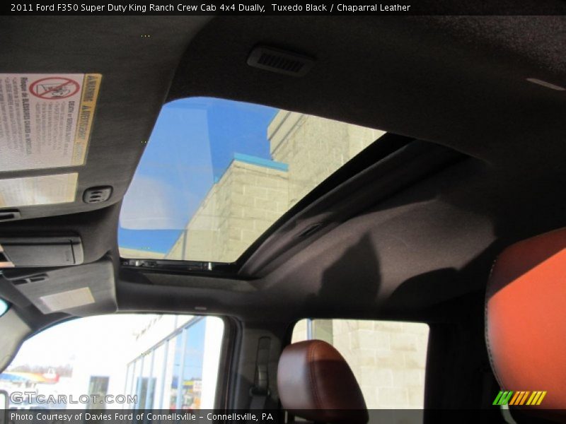 Tuxedo Black / Chaparral Leather 2011 Ford F350 Super Duty King Ranch Crew Cab 4x4 Dually