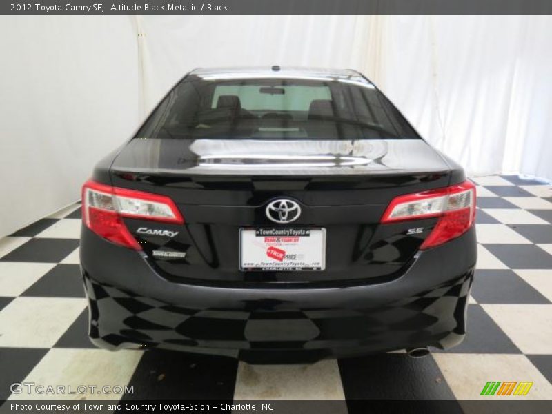 Attitude Black Metallic / Black 2012 Toyota Camry SE