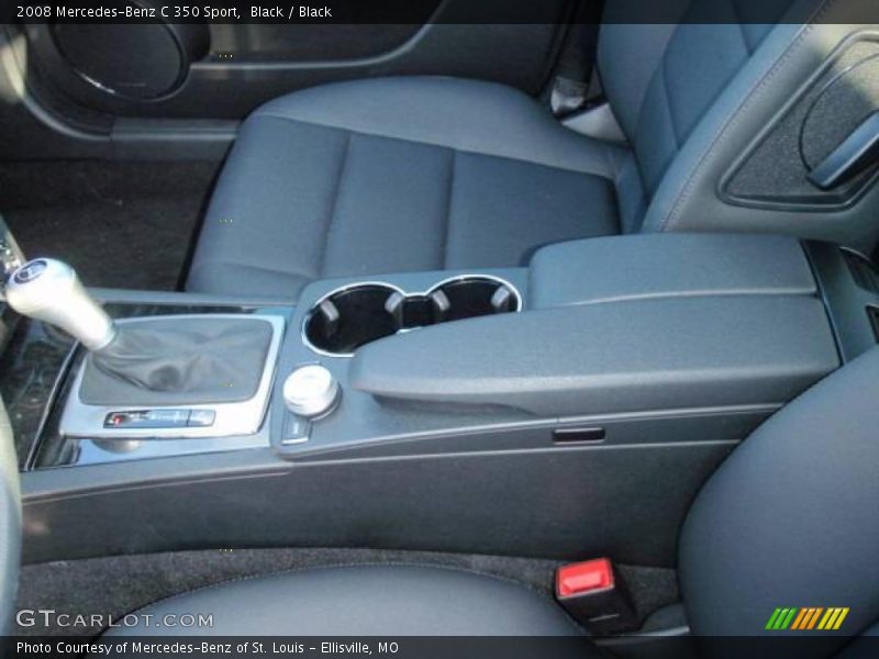 Black / Black 2008 Mercedes-Benz C 350 Sport