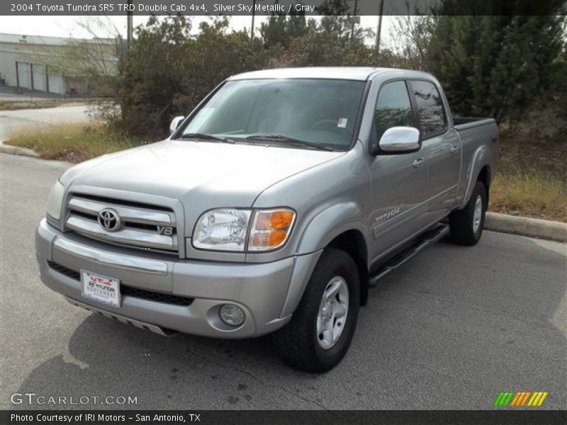 Silver Sky Metallic / Gray 2004 Toyota Tundra SR5 TRD Double Cab 4x4
