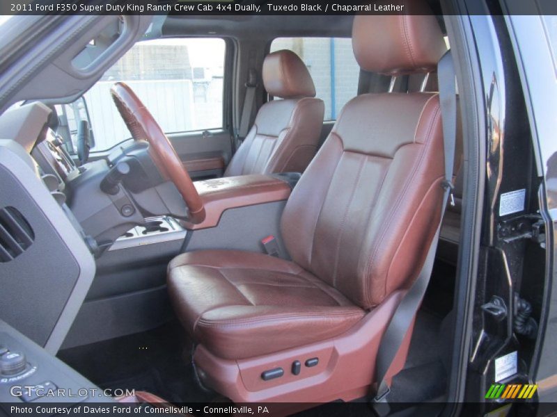 Tuxedo Black / Chaparral Leather 2011 Ford F350 Super Duty King Ranch Crew Cab 4x4 Dually