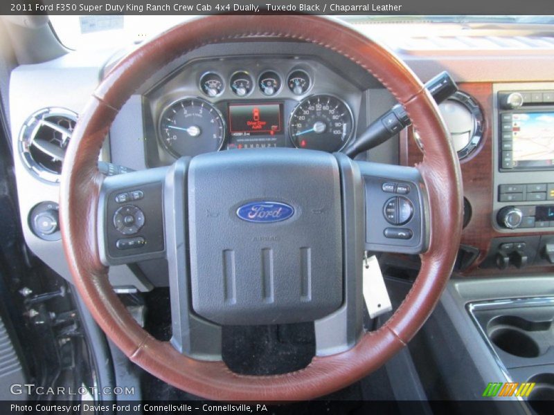 Tuxedo Black / Chaparral Leather 2011 Ford F350 Super Duty King Ranch Crew Cab 4x4 Dually