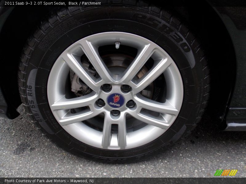 Black / Parchment 2011 Saab 9-3 2.0T Sport Sedan