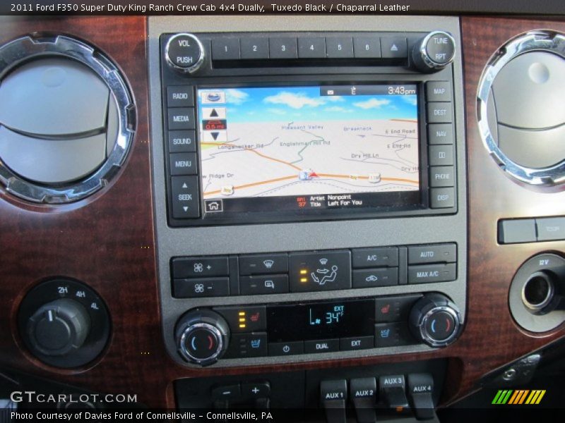 Tuxedo Black / Chaparral Leather 2011 Ford F350 Super Duty King Ranch Crew Cab 4x4 Dually