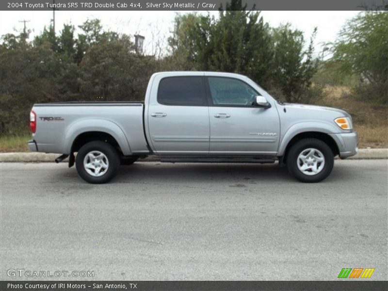 Silver Sky Metallic / Gray 2004 Toyota Tundra SR5 TRD Double Cab 4x4