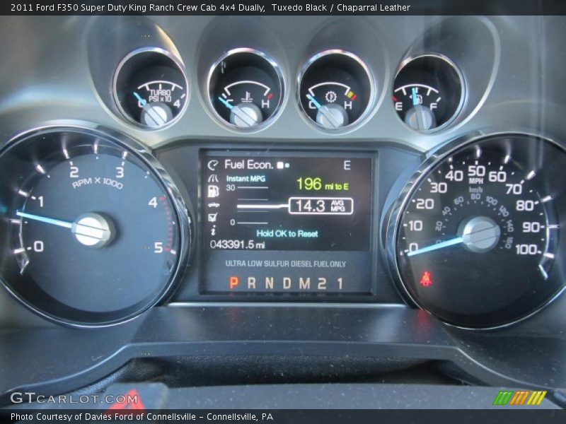 Tuxedo Black / Chaparral Leather 2011 Ford F350 Super Duty King Ranch Crew Cab 4x4 Dually