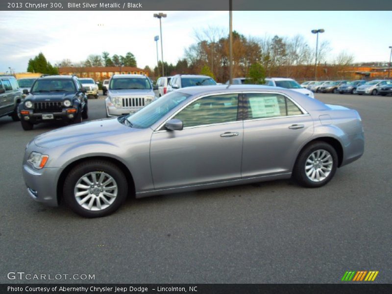Billet Silver Metallic / Black 2013 Chrysler 300