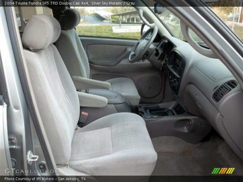 Silver Sky Metallic / Gray 2004 Toyota Tundra SR5 TRD Double Cab 4x4