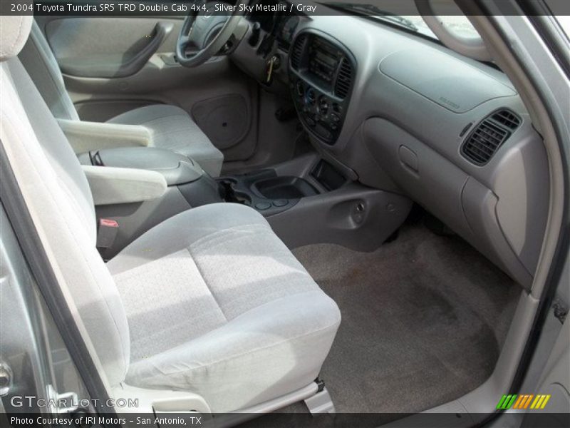Silver Sky Metallic / Gray 2004 Toyota Tundra SR5 TRD Double Cab 4x4