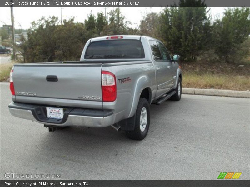 Silver Sky Metallic / Gray 2004 Toyota Tundra SR5 TRD Double Cab 4x4