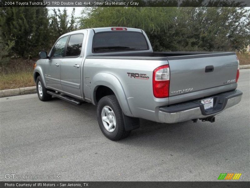 Silver Sky Metallic / Gray 2004 Toyota Tundra SR5 TRD Double Cab 4x4