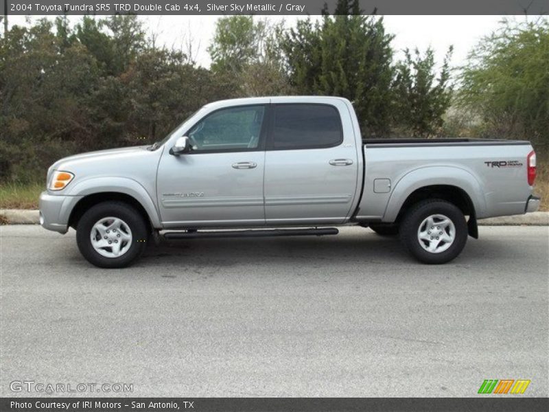 Silver Sky Metallic / Gray 2004 Toyota Tundra SR5 TRD Double Cab 4x4