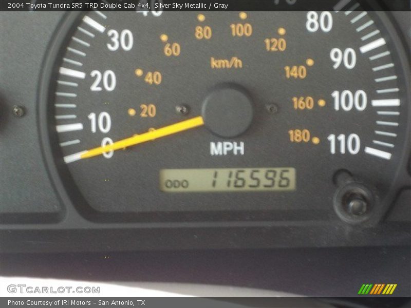 Silver Sky Metallic / Gray 2004 Toyota Tundra SR5 TRD Double Cab 4x4