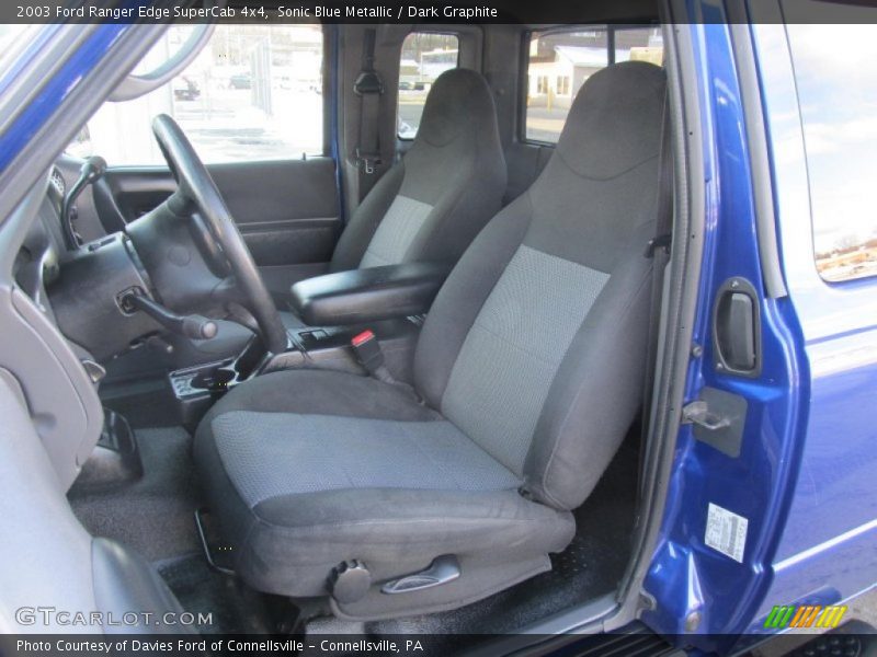  2003 Ranger Edge SuperCab 4x4 Dark Graphite Interior