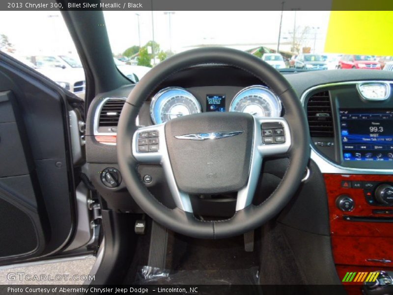 Billet Silver Metallic / Black 2013 Chrysler 300