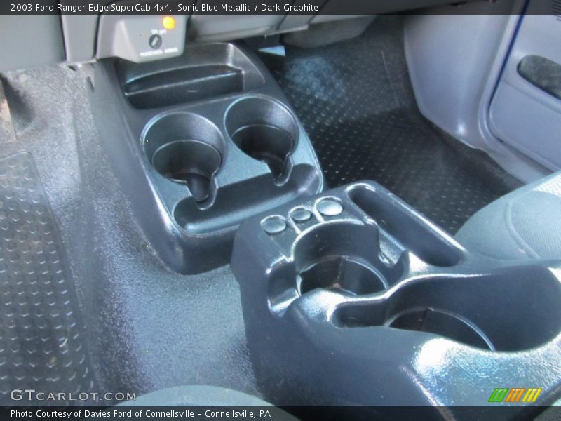 Sonic Blue Metallic / Dark Graphite 2003 Ford Ranger Edge SuperCab 4x4