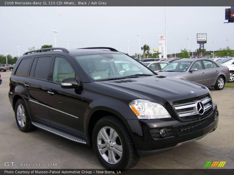 Black / Ash Grey 2008 Mercedes-Benz GL 320 CDI 4Matic