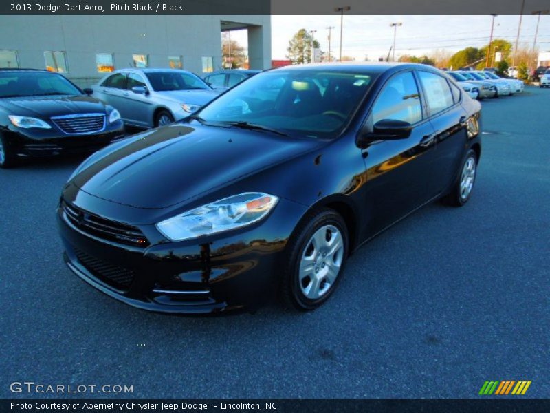 Pitch Black / Black 2013 Dodge Dart Aero