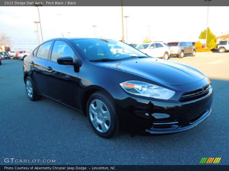 Pitch Black / Black 2013 Dodge Dart Aero