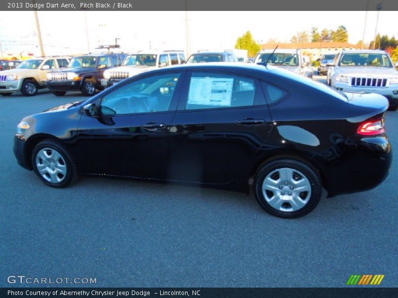 Pitch Black / Black 2013 Dodge Dart Aero