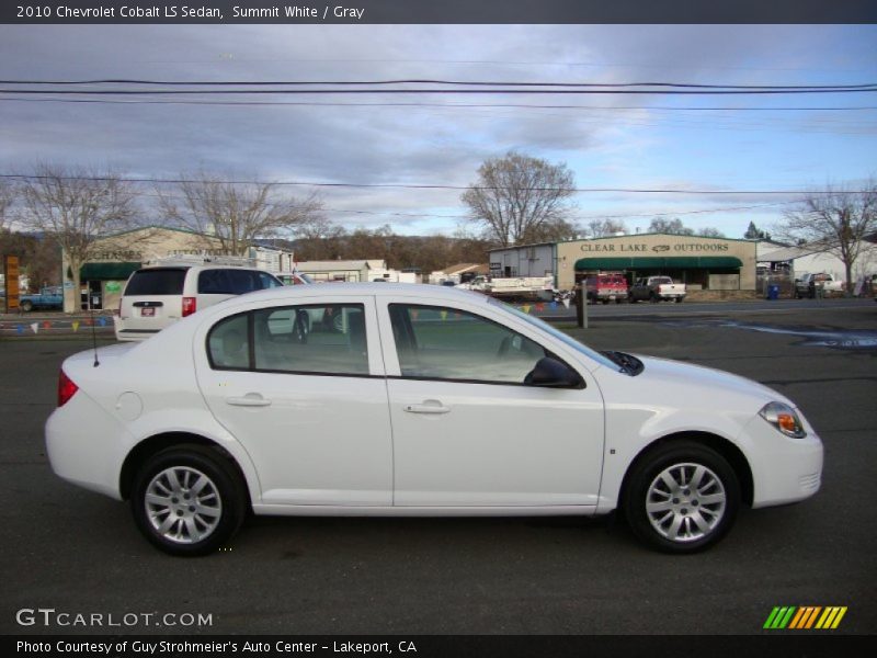 Summit White / Gray 2010 Chevrolet Cobalt LS Sedan