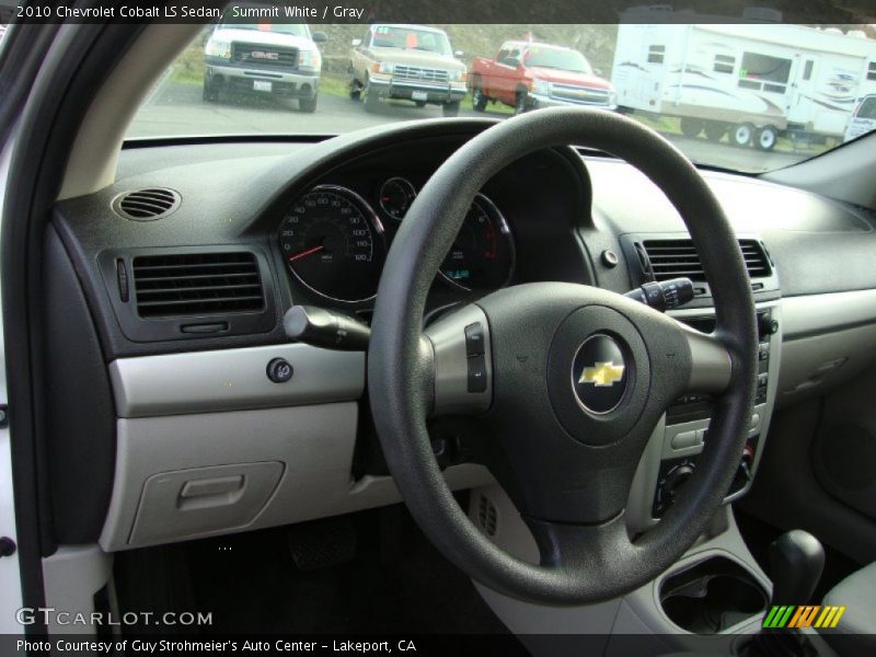 Summit White / Gray 2010 Chevrolet Cobalt LS Sedan