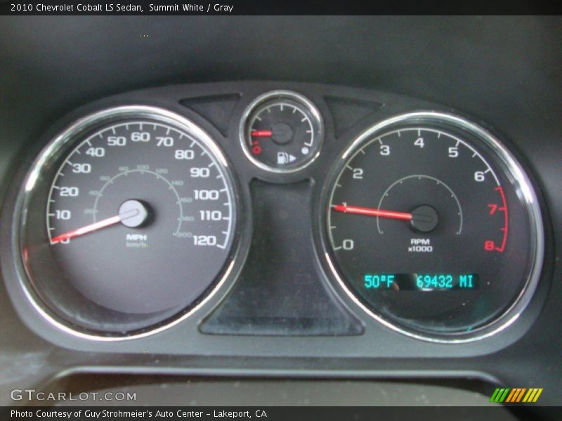 Summit White / Gray 2010 Chevrolet Cobalt LS Sedan