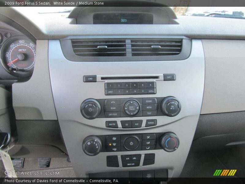 White Suede / Medium Stone 2009 Ford Focus S Sedan