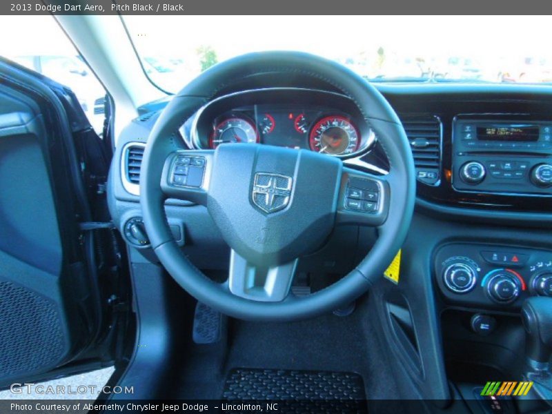 Pitch Black / Black 2013 Dodge Dart Aero