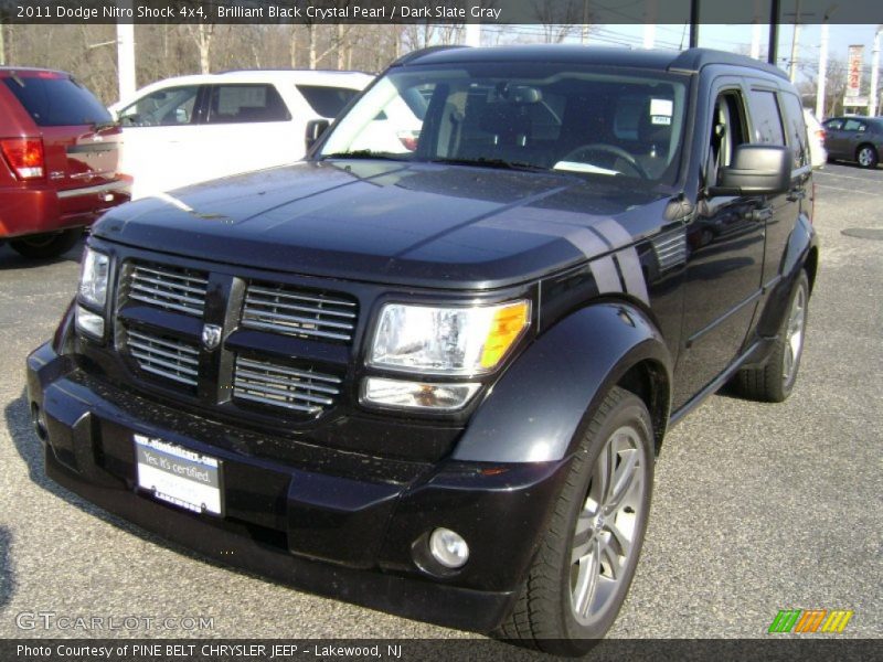 Brilliant Black Crystal Pearl / Dark Slate Gray 2011 Dodge Nitro Shock 4x4