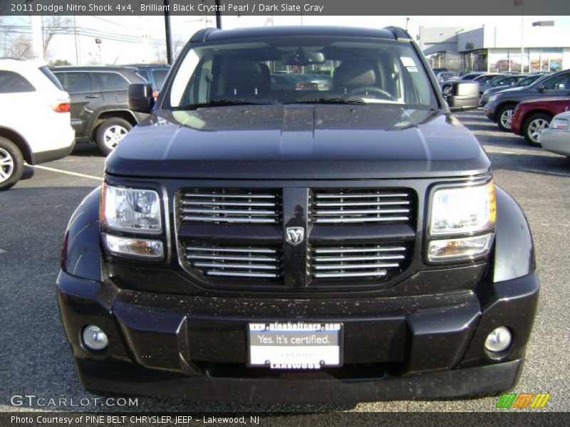 Brilliant Black Crystal Pearl / Dark Slate Gray 2011 Dodge Nitro Shock 4x4