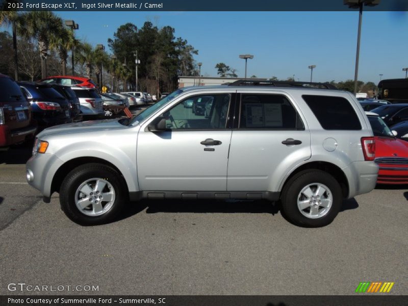 Ingot Silver Metallic / Camel 2012 Ford Escape XLT