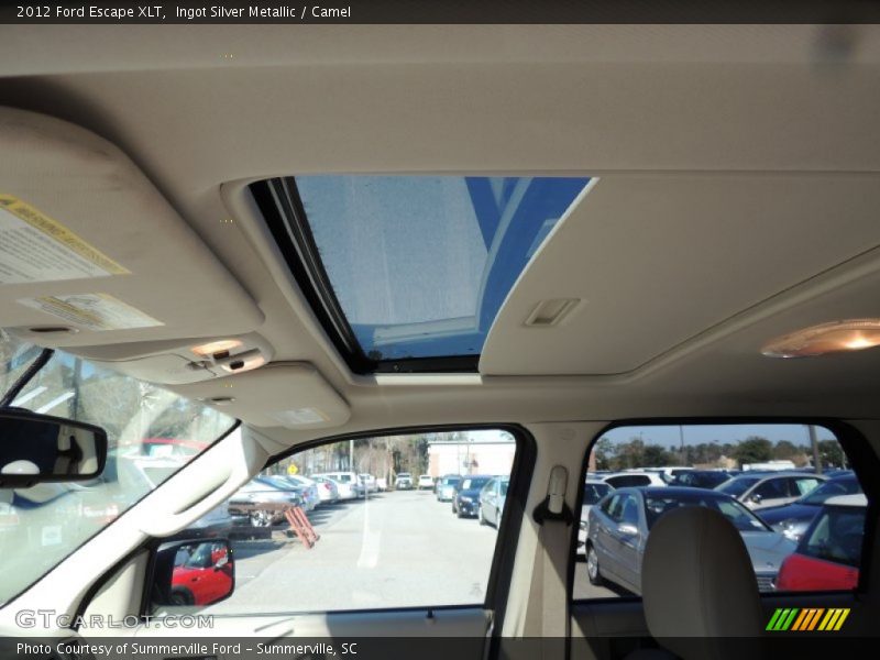 Ingot Silver Metallic / Camel 2012 Ford Escape XLT