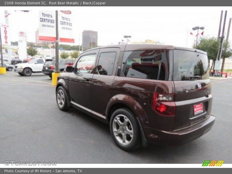 Root Beer Metallic / Black/Copper 2008 Honda Element SC