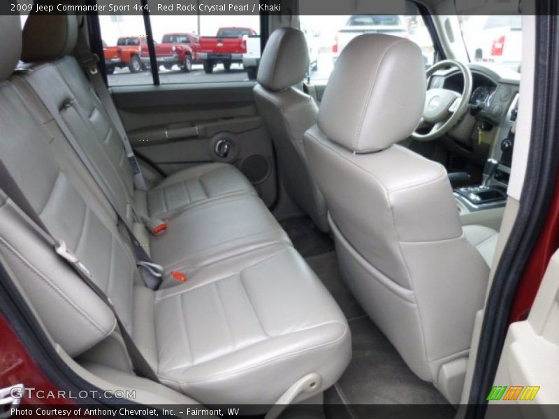 Red Rock Crystal Pearl / Khaki 2009 Jeep Commander Sport 4x4