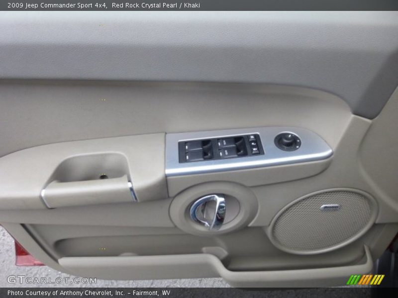 Red Rock Crystal Pearl / Khaki 2009 Jeep Commander Sport 4x4
