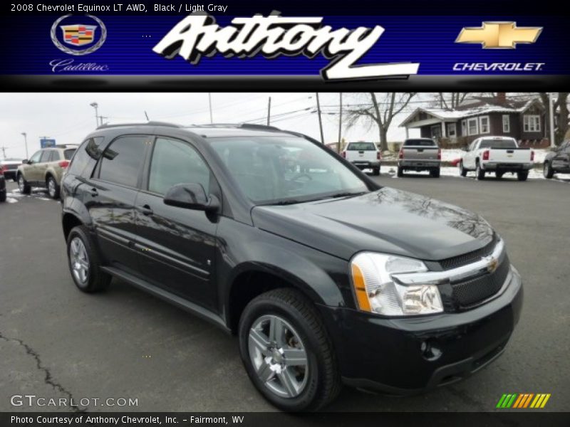 Black / Light Gray 2008 Chevrolet Equinox LT AWD
