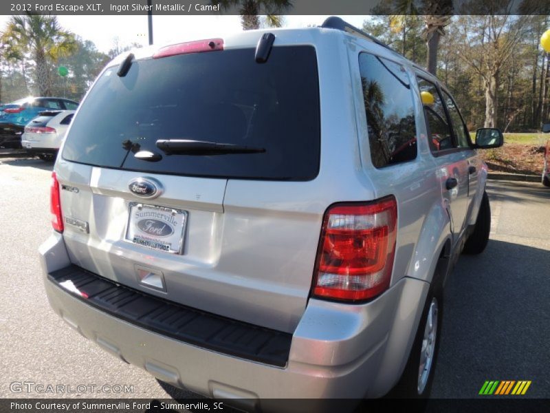 Ingot Silver Metallic / Camel 2012 Ford Escape XLT