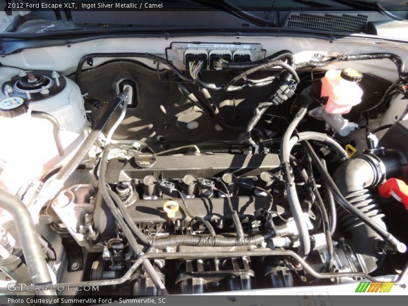 Ingot Silver Metallic / Camel 2012 Ford Escape XLT