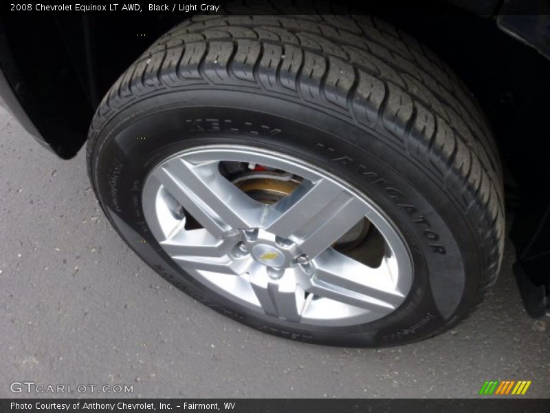 Black / Light Gray 2008 Chevrolet Equinox LT AWD