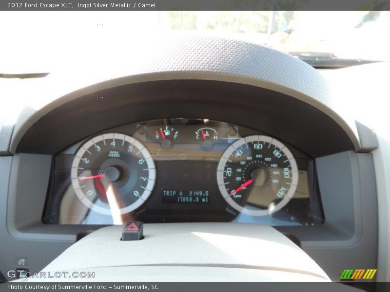 Ingot Silver Metallic / Camel 2012 Ford Escape XLT