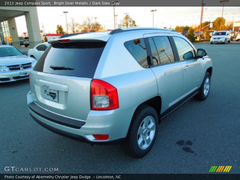 Bright Silver Metallic / Dark Slate Gray 2013 Jeep Compass Sport