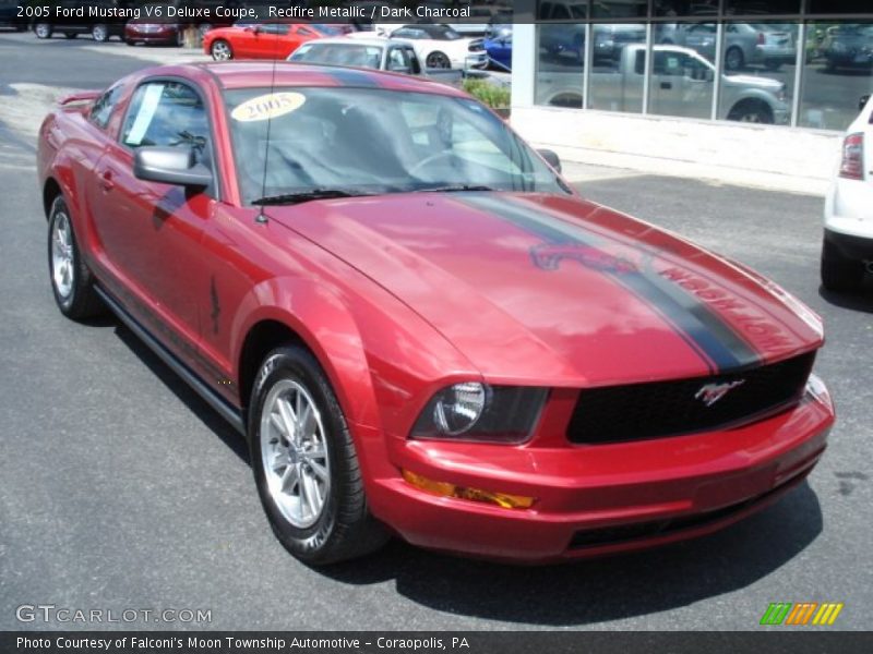 Front 3/4 View of 2005 Mustang V6 Deluxe Coupe