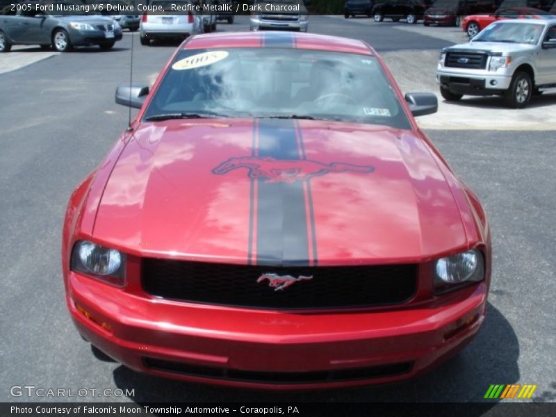 Redfire Metallic / Dark Charcoal 2005 Ford Mustang V6 Deluxe Coupe