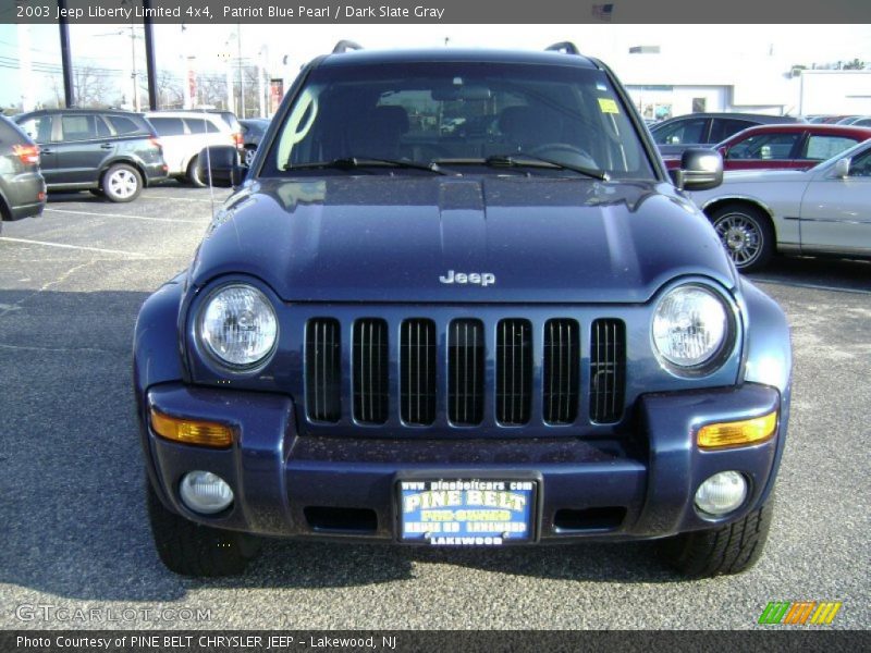 Patriot Blue Pearl / Dark Slate Gray 2003 Jeep Liberty Limited 4x4
