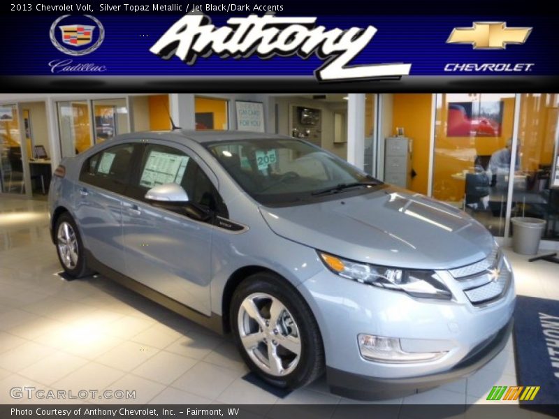 Silver Topaz Metallic / Jet Black/Dark Accents 2013 Chevrolet Volt