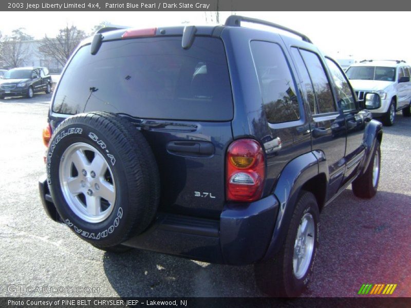 Patriot Blue Pearl / Dark Slate Gray 2003 Jeep Liberty Limited 4x4