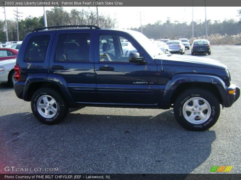 Patriot Blue Pearl / Dark Slate Gray 2003 Jeep Liberty Limited 4x4