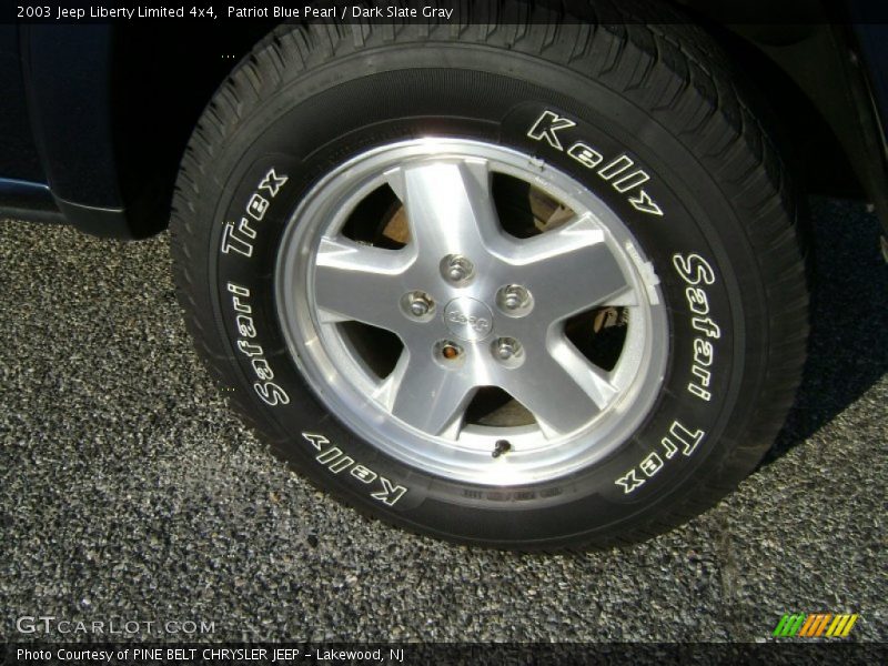 Patriot Blue Pearl / Dark Slate Gray 2003 Jeep Liberty Limited 4x4