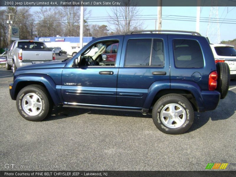 Patriot Blue Pearl / Dark Slate Gray 2003 Jeep Liberty Limited 4x4